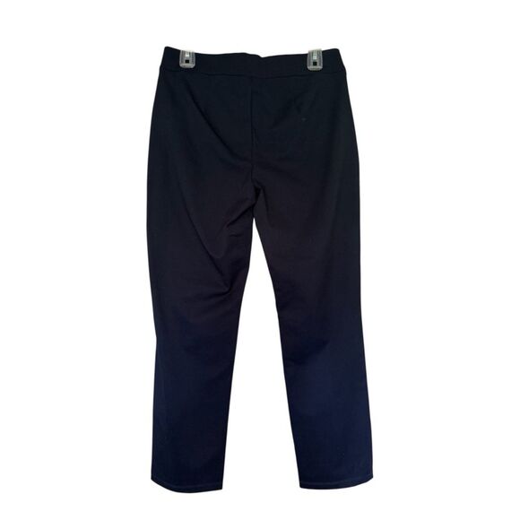 NEW CHICO'S womens size 6 small Travelers Collection crepe india ink ankle pants - Picture 3 of 12